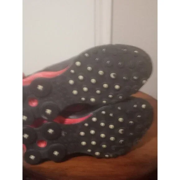 Nike Shox Avenue Womens Running Shoes Sneakers Black/Red 844131-003 Leather Sz 6 - Picture 12 of 13